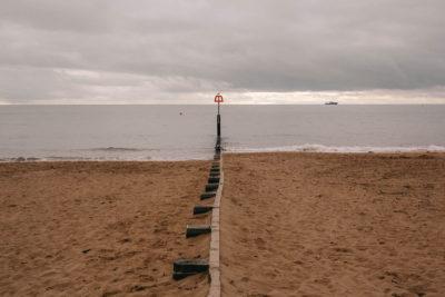 Bournemouth sand beach