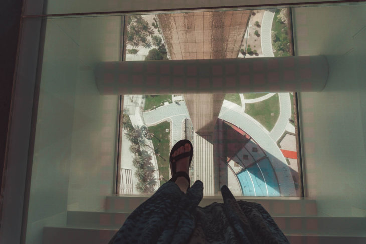 Dubai Frame glass floor