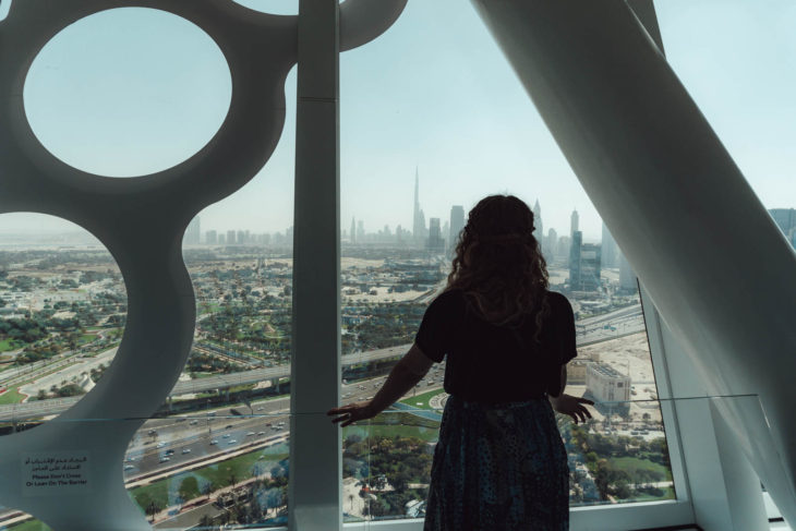 Dubai Frame view from top