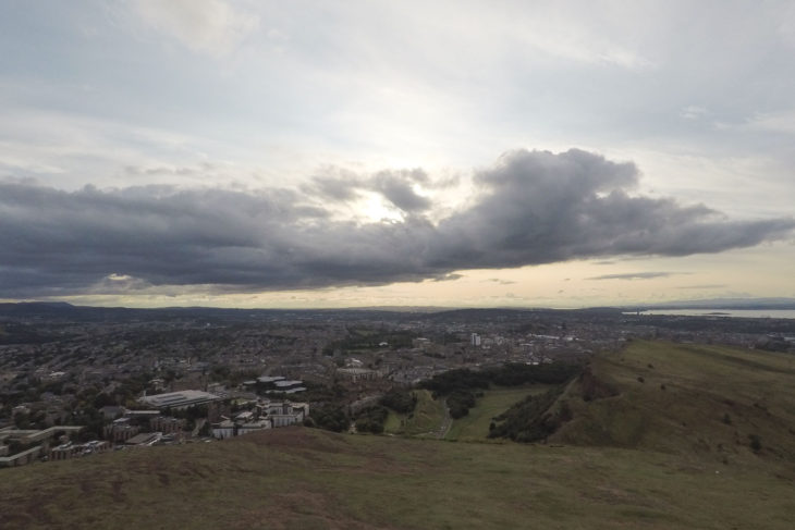 Edinburgh view from Arthur's seat