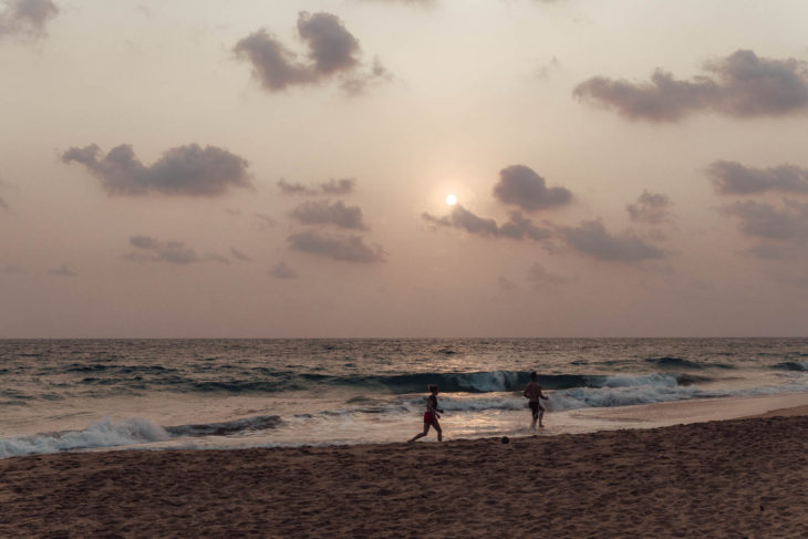 Sri Lanka Narigama beach sunset