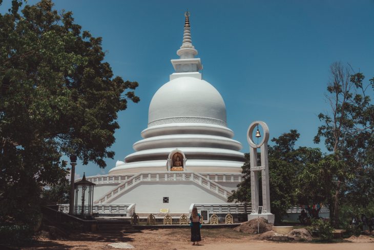 Sri Lanka Unawatuna Japanese pagoda
